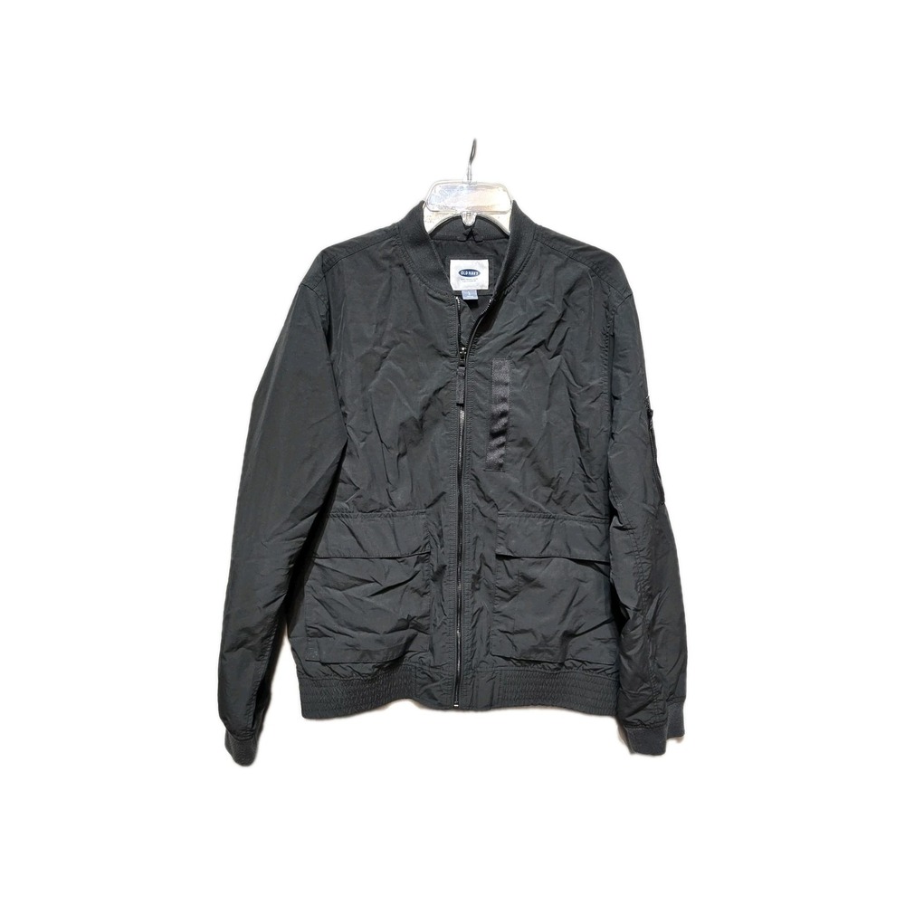 Old Navy Men's Nylon Jacket Gray Large